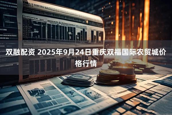 双融配资 2025年9月24日重庆双福国际农贸城价格行情