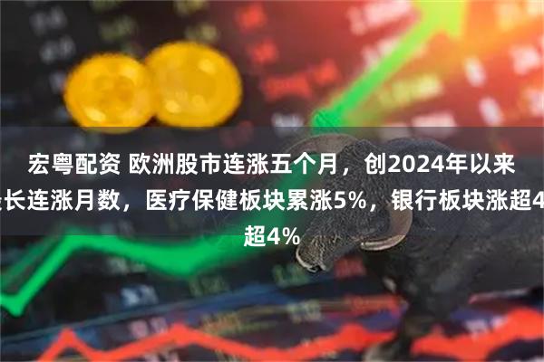 宏粤配资 欧洲股市连涨五个月，创2024年以来最长连涨月数，医疗保健板块累涨5%，银行板块涨超4%